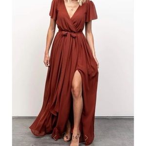 Shifon maxi dress